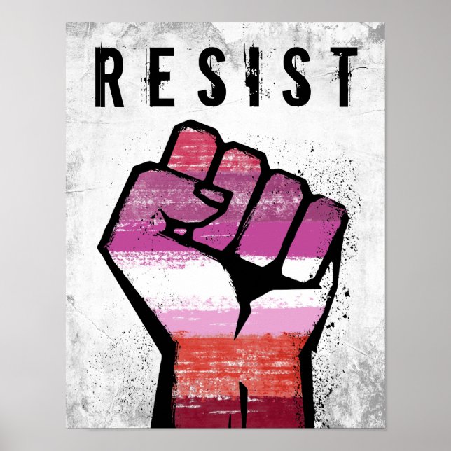 Lesbian Resistance Poster (Front)
