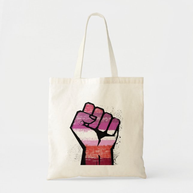 Lesbian Resistance Tote Bag (Front)