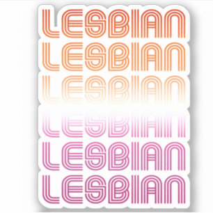 Lesbian Retro Pattern Design
