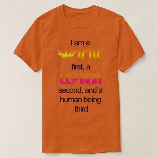 lesbian swiftie T-Shirt (Design Front)