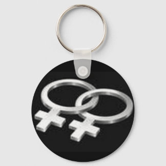 Lesbian symbol key ring