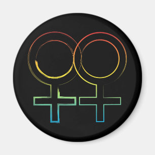 lesbian symbol magnet