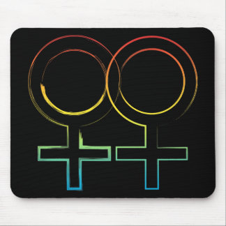 lesbian symbol mouse mat