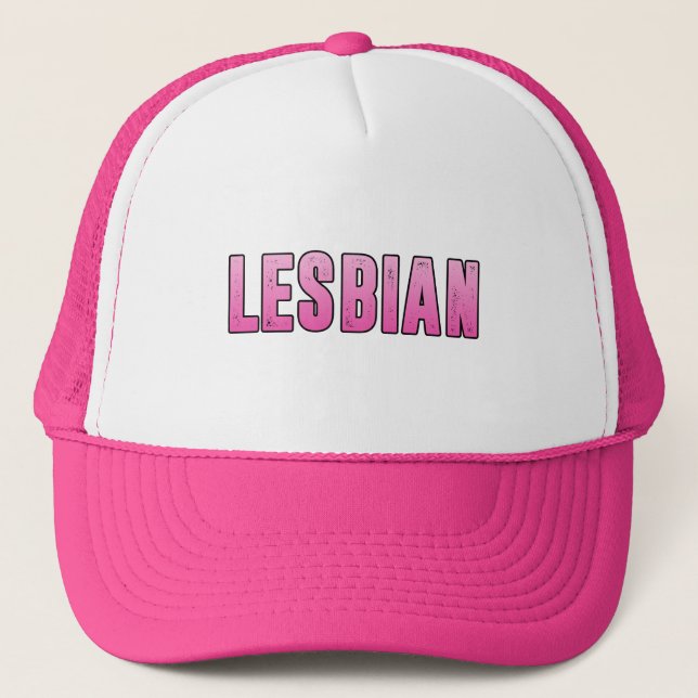 lesbian trucker hat (Front)