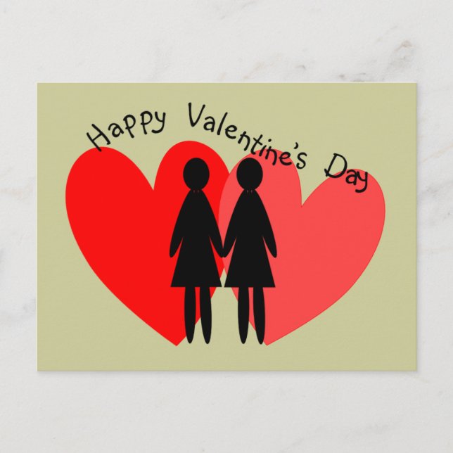 Lesbian Valentine Cards & Gifts (Front)