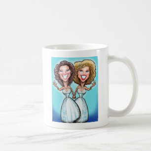 Lesbian Wedding Cake Dolls Coffee Mug