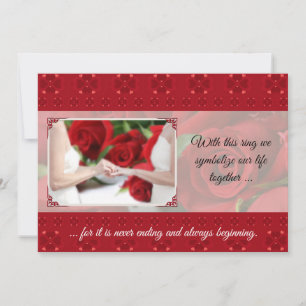 Lesbian Wedding Civil Union Announcement