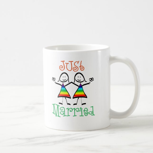 Lesbian Wedding Favours Coffee Mug (Right)