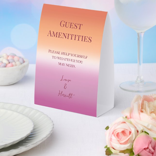 Lesbian Wedding Pride Flag Gradient Guest Bathroom (Insitu(Wedding))