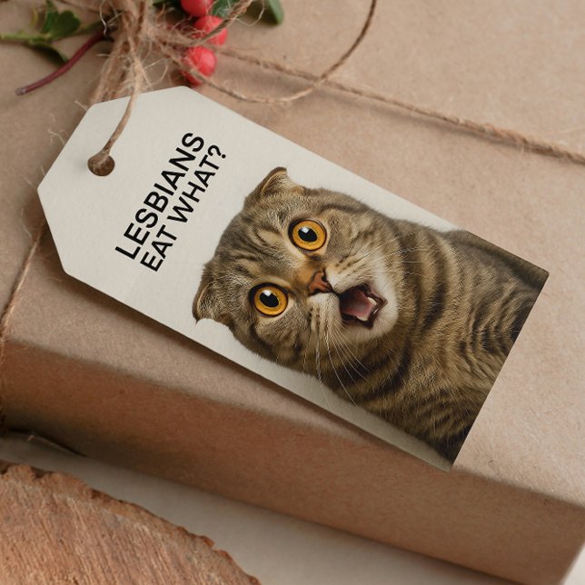 Lesbians Eat What Funny Gift Tags (Creator Uploaded)