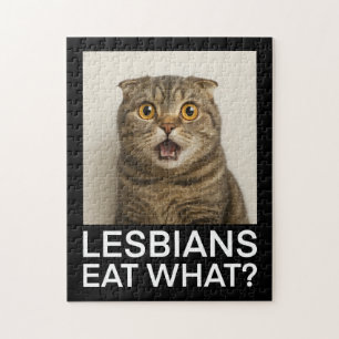 Lesbians Eat What Funny Jigsaw Puzzle