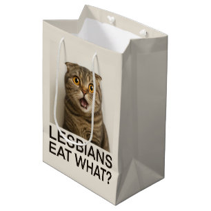 Lesbians Eat What Funny Medium Gift Bag