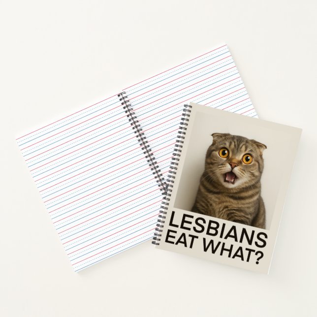 Lesbians Eat What Funny Notebook (Inside)
