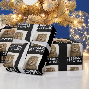 Lesbians Eat What Funny Wrapping Paper