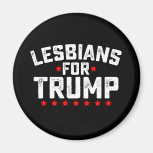 Lesbians For Trump LGBTQ Presidential Election Magnet