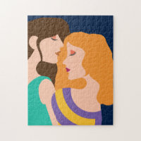 Lesbians in Love Beautiful Women Couple