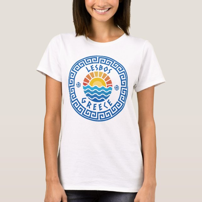 Lesbos, Greece - Sunshine And Sea Women's T-Shirt (Front)