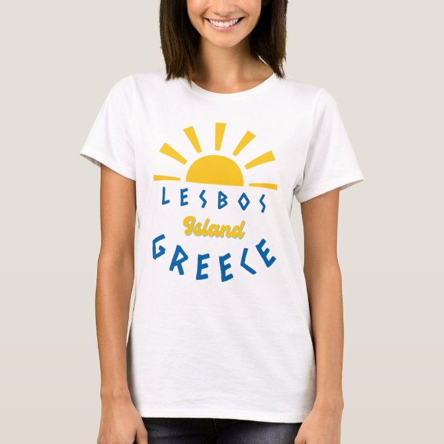 Lesbos Island, Greece - Sunshine Women's T-Shirt (Front)