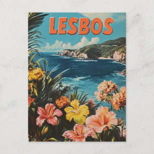 Lesbos Vintage Postcard