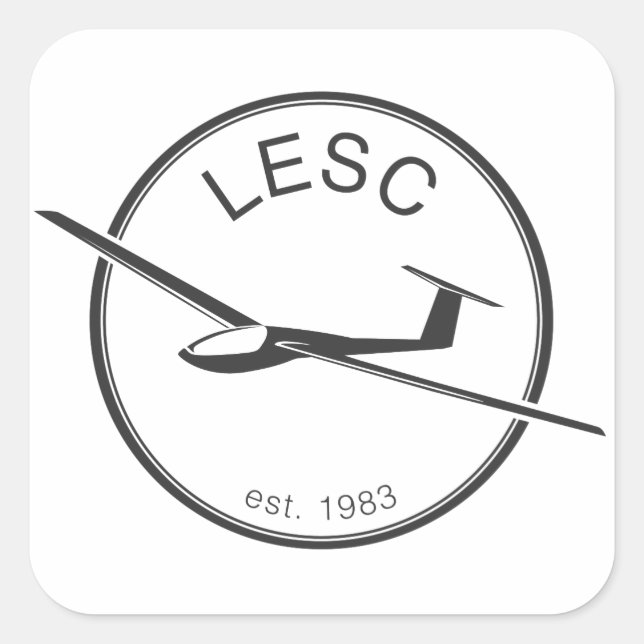 LESC Decal Square Sticker (Front)