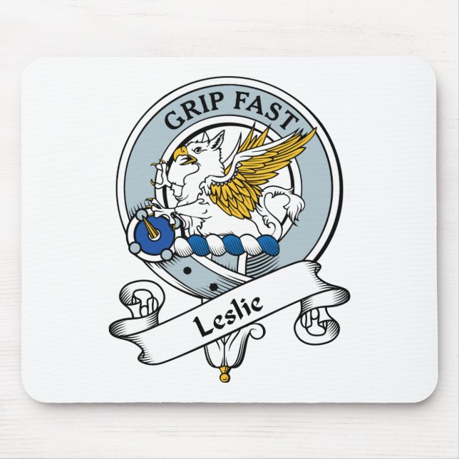 Leslie Clan Badge Mouse Mat (Front)