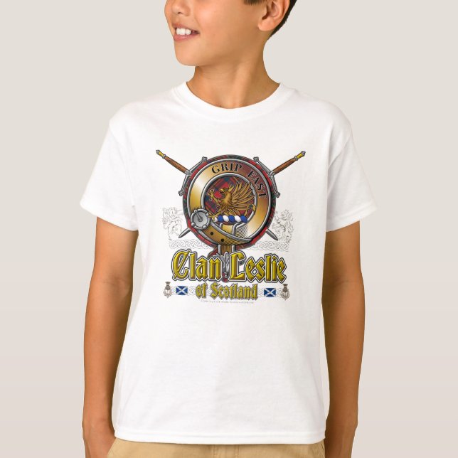 Leslie Clan Badge T-Shirt (Front)