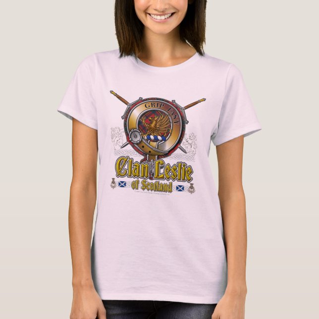 Leslie Clan Badge T-Shirt (Front)