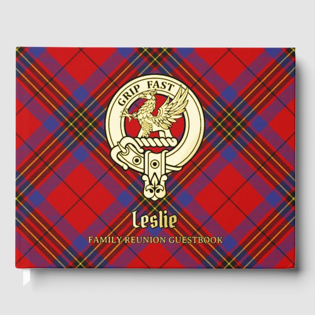 Leslie Family Reunion Guest Book (Front)