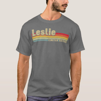 Leslie Gift Name Personalized Birthday Funny Chris T-Shirt