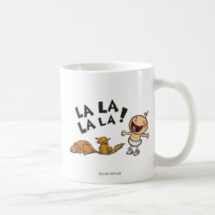 Leslie Patricelli Singing Baby with Bunny Slippers Coffee Mug