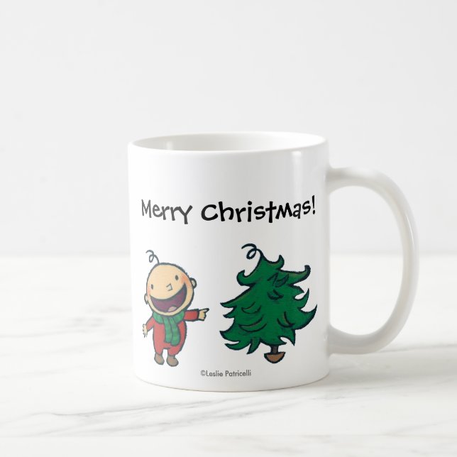 Leslie Patricelli's Baby Chooses a Christmas Tree Coffee Mug (Right)
