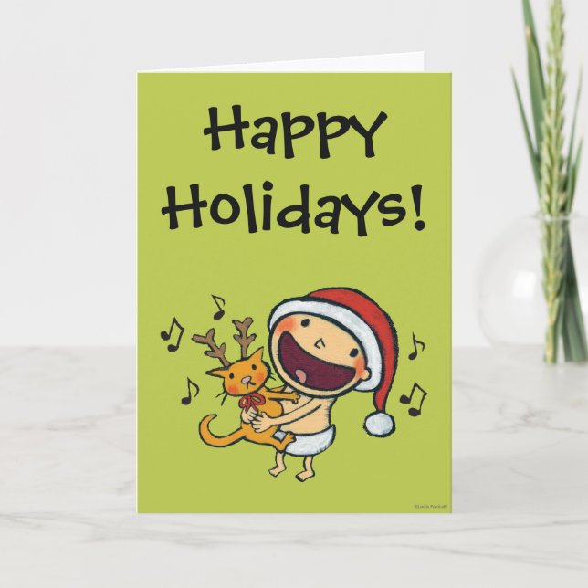 Leslie Patricelli's Fa La La Baby Holiday Card (Front)