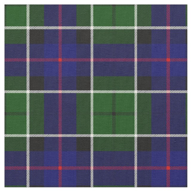 Leslie Tartan Print Fabric (Close Up)