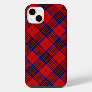 Leslie tartan red blue purple plaid iPhone 14 plus case