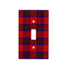 Leslie tartan red blue purple plaid
