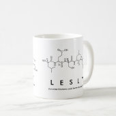Lesly peptide name mug (Front Right)