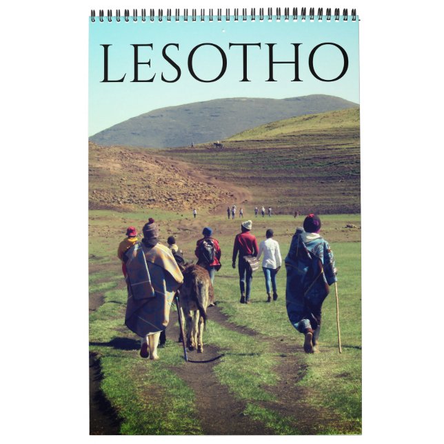 lesotho africa calendar (Cover)