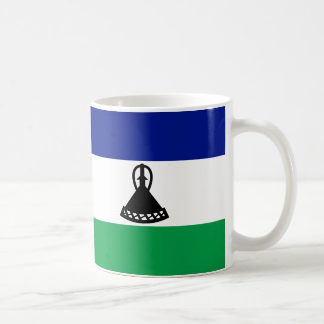  Lesotho Flag Ceramic Mug (Right)