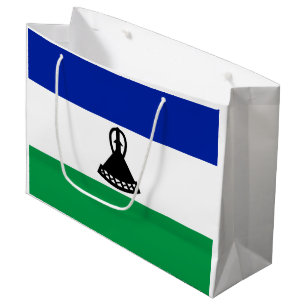 Lesotho Flag Large Gift Bag