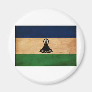 Lesotho Flag Magnet