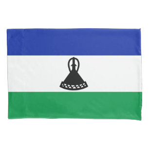 Lesotho Flag Pillowcase