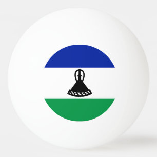 Lesotho Flag Ping Pong Ball