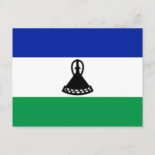 Lesotho Flag Postcard