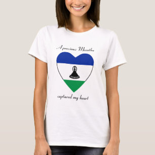 Lesotho Flag Sweetheart T-Shirt