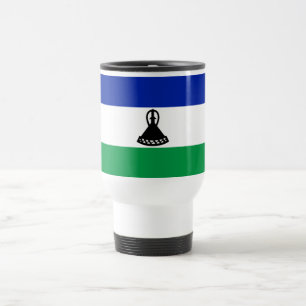 Lesotho Flag Travel Mug