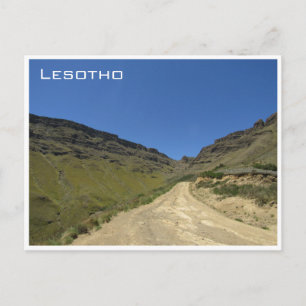 lesotho sani pass postcard