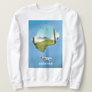 Lesotho South Africa Ski poster Sweatshirt