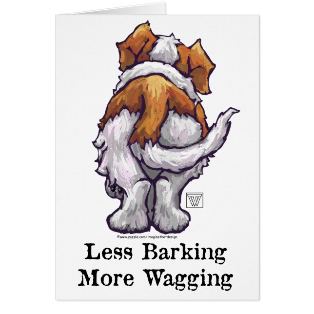 Less Barking, More Wagging (Front)