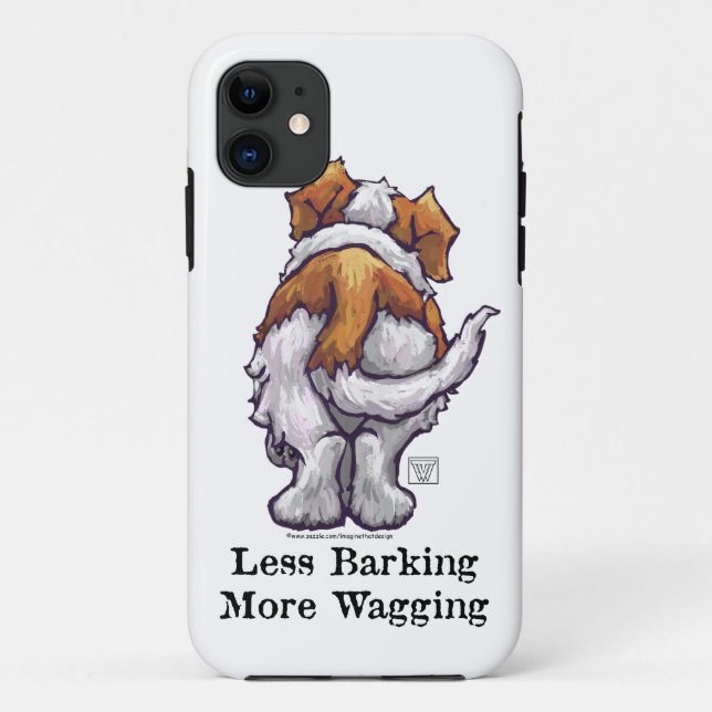 Less Barking, More Wagging Case-Mate iPhone Case (Back)