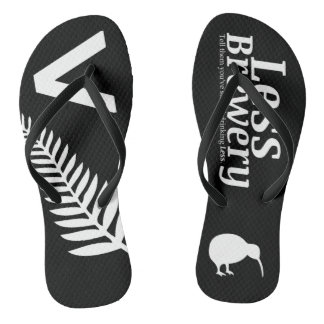 Less Brewery New Zealand Jandals Flip Flops